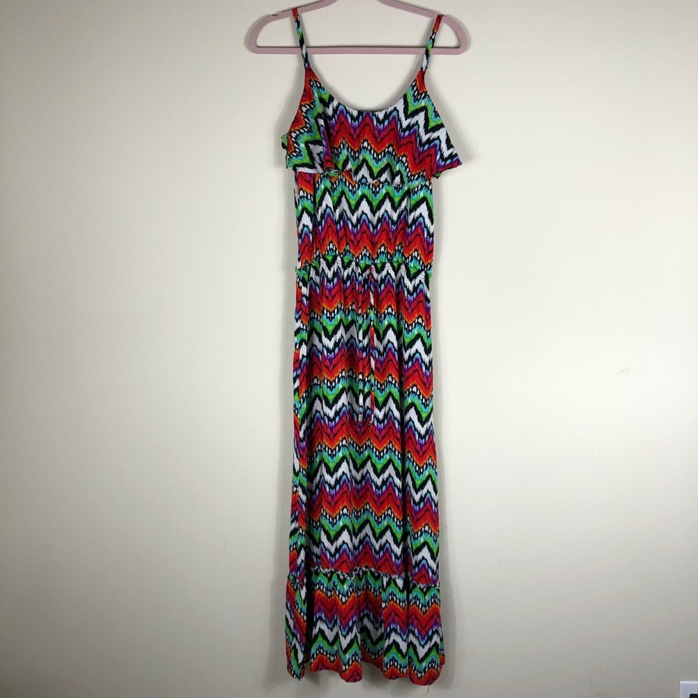 🦊 ALLISON BRITTNEY | Multi Color Chevron Maxi